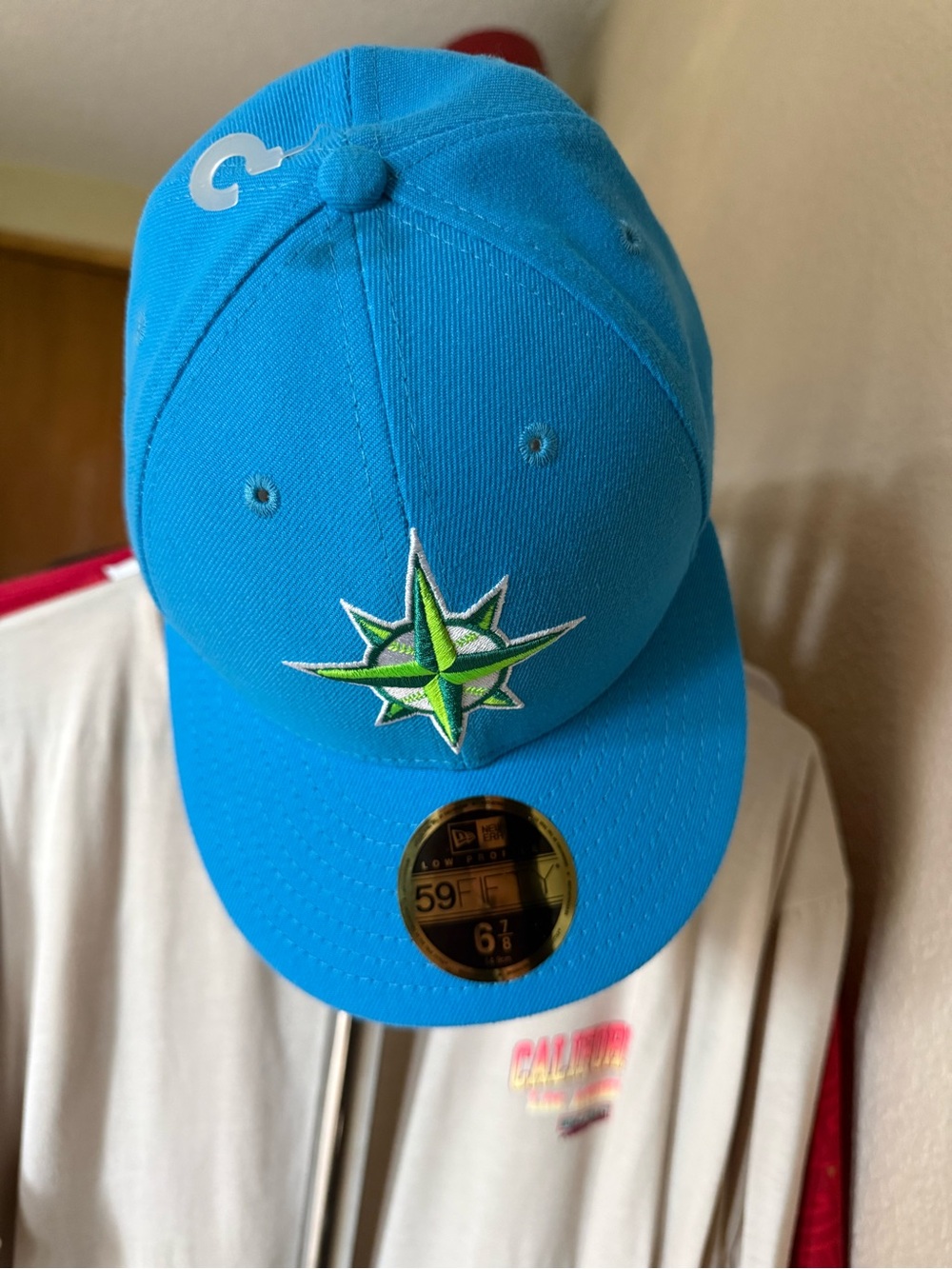 New Era Kids Turquoise Blue Cap Seattle Mariners Baseball